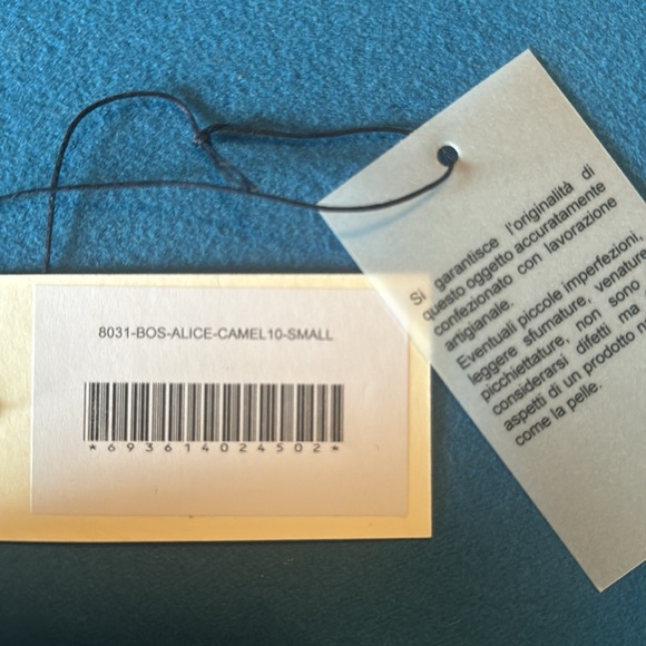 Teddy Blake GUC Small Alice Tote with wristlet Camel Color - Picture 12 of 15